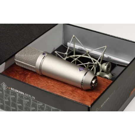 Microfono a Condensatore a diaframma largo, 3 diagrammi polari Completo di Supporto Ragno EA 87 U 87 AI STUDIO SET NEUMANN