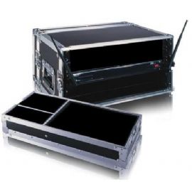 Flight case di 5 unit&agrave; rack per l’assemblaggio di 4 sistemi completi FC-5U JTS