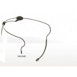 Microfono miniature headset omnidirezionale Attacco 4P mini XLR. Cavo staccabile Color nero CM-214i B JTS