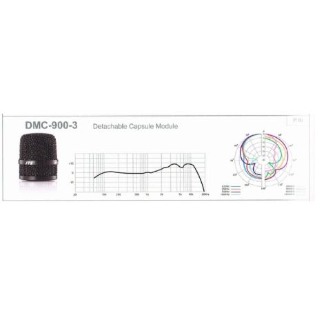 Capsula microfonica ipercardioide per MH 950, MH 920. Impedenza 750 ohm DMC-900-3 JTS