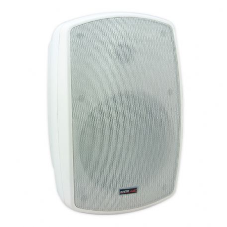 Coppia Casse Diffusori Acustici a due vie 16,5 Cm 100 w 8 Ohm DA ESTERNO IP65 NB 600 W Bianco Master Audio