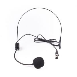 Microfono Archetto Headset unidirezionale Nero attacco mini xlr 3 poli CC 507 UHF Master Audio