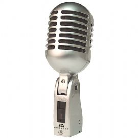 Microfono Dinamico in stile vintage anni 50 indicato per riprese vocali dal vivo D 1 GOLDEN AGE