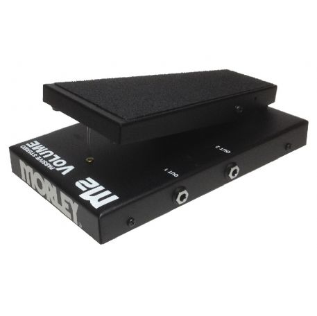Pedale volume passivo ideale per chitarra, basso e tastiere, utilizzabile con un ingresso ed una uscita (modalità Mono) M2SV MORLEY