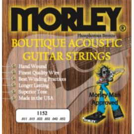Muta Set di corde per chitarra Acustica di altissima qualità ACOUSTIC GUITAR STRINGS - 1152 LIGHT MORLEY