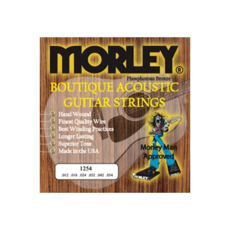 Muta Set di corde per chitarra Acustica di altissima qualità ACOUSTIC GUITAR STRINGS - 1254 MEDIUM MORLEY
