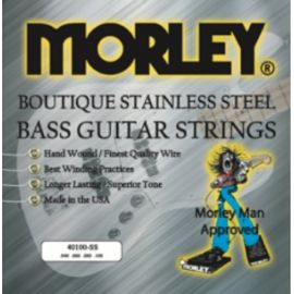 Muta Set di corde per basso di altissima qualità BASS GUITAR STRINGS - STEEL 40100 LIGHT MORLEY