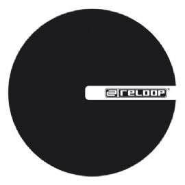 Tappetino in feltro per giradischi, con logo RELOOP SLIPMAT LOGO BLACK RELOOP