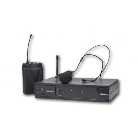 Radio Microfono Headset Archetto UHF con frequenza 863-865 MHz RUF-1 HS RELOOP