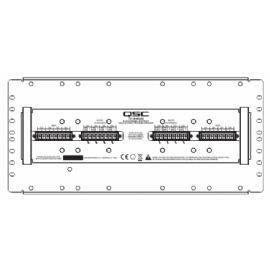 Isolamento uscita del trasformatore del pannello, 25/70/100 volt, 8 canali, 400 w / ch, Rack Mount, 4 RU IT-8400 QSC IT8400