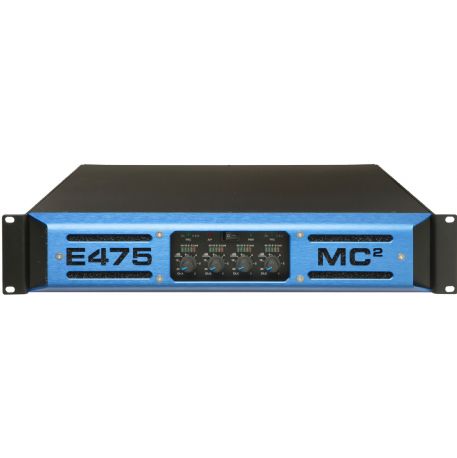 AMPLIFICATORE FINALE DI POTENZA 4 CANALI 4 x 775W 8 ohm 4 x 900W 4 ohm 4 CANALI E475 MC2 AUDIO E 4-75