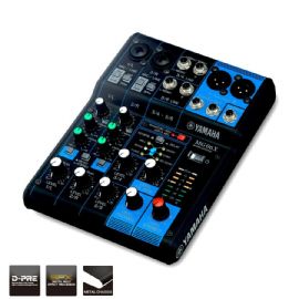 MIXER ANALOGICO 6 CANALI 2 INGRESSI MONO + 2 INGRESSI STEREO CON EFFETTI ED USB MG 06 X YAMAHA