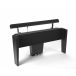 Stand Supporto Reggitastiera Amplificato 2x6”+2x3”+2x1” 160 Watt + 3 Pedali per Pianoforti Serie Physis ST1 VISCOUNT ST 1