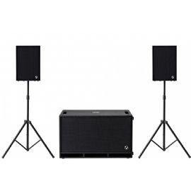 IMPIANTO AUDIO COMPLETO ATTIVO 5240 WATT COMPOSTO 1 x D:SUB 215 + 2 x D:SIDER 15 D:SIDER System 7K VERSE AUDIO