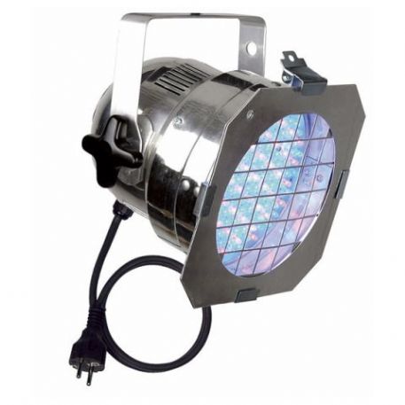 Faro Proiettore LED Par 56 Short Polished DMX int.fuse/groot filter Showtec 42422-01