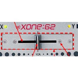 Slider di Ricambio CROSSFADER 002-719 per Mixer Dj XONE 62 XONE 92 Allen&Heat XONE62 XONE92