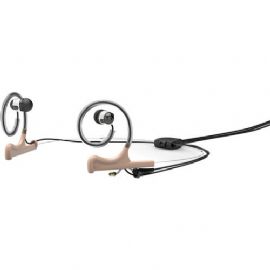 Accessori microfono d: fine cuffia auricolari, doppio orecchio, in ear doppio con cavo MicroDot (beige) HE2F00-IE2-B DPA