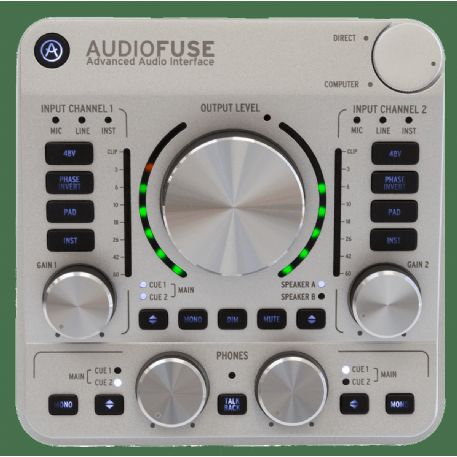 INTERFACCIA AUDIO 14x14 MIDI/USB 24-BIT/192 kHz ARTURIA AudioFuse Classic Silver