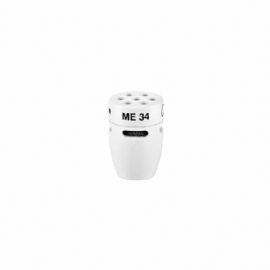 CAPSULA MICROFONICA IN MINIATURA A CONDENSATORE CARDIOIDE PER COLLI DI CIGNO DELLA SERIE °3 BIANCO ME34 SENNHEISER ME 34 W