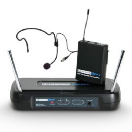 Sistema per radiomicrofono con trasmettitore da cintura e microfono ad archetto LD Systems ECO 2 BPH B6 I
