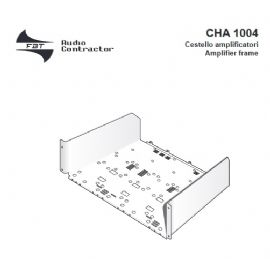 Cestello porta schede amplificatori DPU da installare in rack standarda da 19” FBT CHA 1004