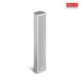 Colonna sonora con altoparlanti a larga banda, tweeters ad alta efficienza, 20W/10W/5W FBT CS4120/EN sensibilità 92dB, pressione sonora 105dB. Grado di protezione IP44