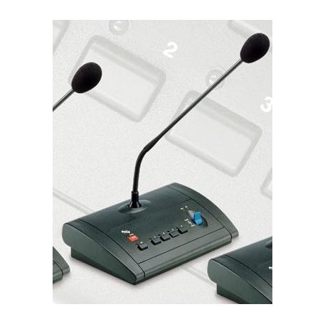 Base da tavolo preamplificata con microfono electrete e compressore FBT MB-T 8004