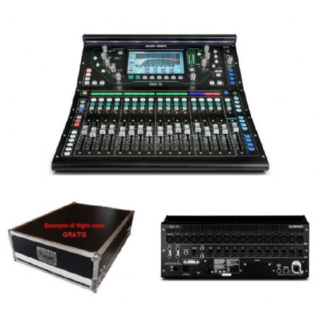 MIXER DIGITALE 48 CANALI, 36 BUS, 17 FADER ALLEN & HEATH SQ5 + FLIGHT CASE OMAGGIO