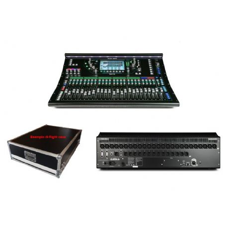 MIXER DIGITALE 48 CANALI, 25 FADER ALLEN & HEATH SQ6 + FLIGHT CASE OMAGGIO