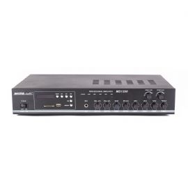 Amplificatore Mixer per PA con lettore MP3 e radio FM 100 Watt Uscite 70V/100V - 4/16 Ohm MD 1200 Master Audio