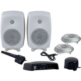 Kit Bundle coppia Casse Monitor Bianche 8330AP + GLM Kit + Controllo volume 9310AM GENELEC 8330APM-PACK