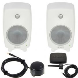 Kit Bundle coppia Casse Monitor Bianche 8320AP + GLM Kit + Controllo volume 9310AM GENELEC 8320APM-PACK