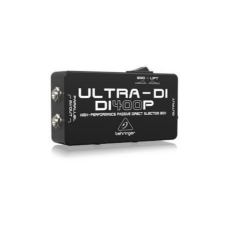 BEHRINGER DI400P ULTRA-DI DI-BOX PASSIVA IN/OUT PARALLELO XLR OUT CON GROUND LIFT