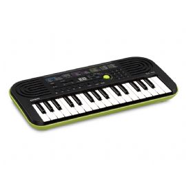 TASTIERA 32 TASTI 100 TONI CASIO SA-46 PIANOLA MUSICALE MINI PER SCUOLA MEDIA NERO/VERDE