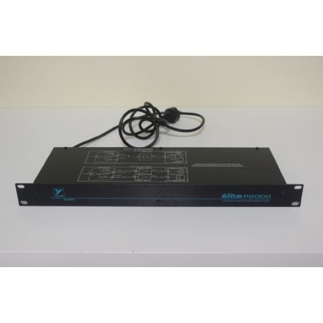 PROCESSORE AUDIO BILANCIATO A 2 VIE YORKVILLE ELITE P2000 élite P-2000 - Usato