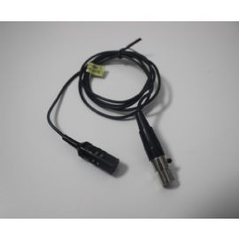 MICROFONO LAVALIER CON ATTACCO MINI XLR 4 PIN CON PINZETTA E ANTIPOP NERO - EX-DEMO