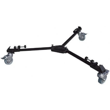 SUPPORTO CON RUOTE KONIG KN-DL10 PER TREPIEDE FOTOGRAFICO PHOTO TRIPOD DOLLY - Usato, con scatola