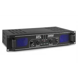 SkyTec SPL 2000 Amplifier 2x 1000W EQ BLK