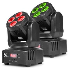 BeamZ MHL36 Set 2xWash 4x9W 3in1 incl bag