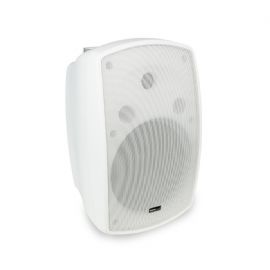 Coppia Casse Diffusori Acustici a due vie 20 Cm 150 w con selettore di potenza 8 Ohms / 70-100 Volts DA ESTERNO IP65 NB 800 TW Bianco Master Audio