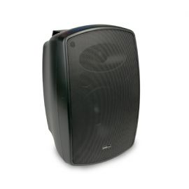 Coppia Casse Diffusori Acustici a due vie 20 Cm 150 w con selettore di potenza 8 Ohms / 70-100 Volts DA ESTERNO IP65 NB 800 TB Nero Master Audio