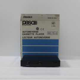 LETTORE CASSETTE PASO RG 11-B AUTOREVERSE CASSETTE PLAYER - Ultimo pezzo con Scatola