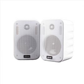 Coppia Casse Diffusori Acustici a due vie 13 cm 50 w con selettore di potenza 8 ohm 100 Volt CMP 500 W Bianco Master Audio