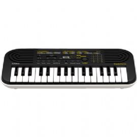 TASTIERA 32 TASTI 100 TONI CASIO SA-51 PIANOLA MUSICALE MINI PER SCUOLA MEDIA NERO/BIANCO