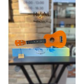Ukulele soprano SOUNDSATION SUNNY 10-OR MAUI Sunny con borsa - Col. Arancio