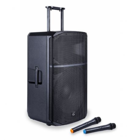 CASSA ATTIVA 12'' SOUNDSATION PROVIBE 12AIR CON BATTERIA, 2 MICROFONI, TROLLEY E MOBILE APP