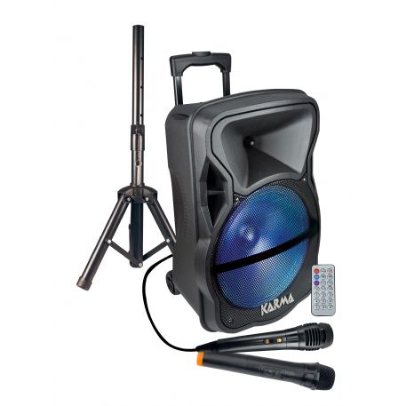 KARMA Diffusore amplificato con radiomicrofono 600W PMPO