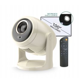 KARMA Videoproiettore con schermo 100&rdquo;