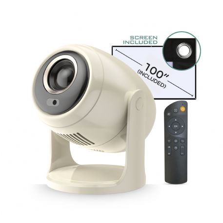 KARMA Videoproiettore con schermo 100&rdquo;
