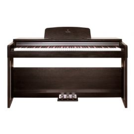 KYRIOS RW Piano Digitale da casa con tastiera hammer action + SBH-100P-SRW Panchetta regolabile in legno satinato